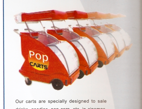 Carro para venta en salas de cine / Diseño Industrial